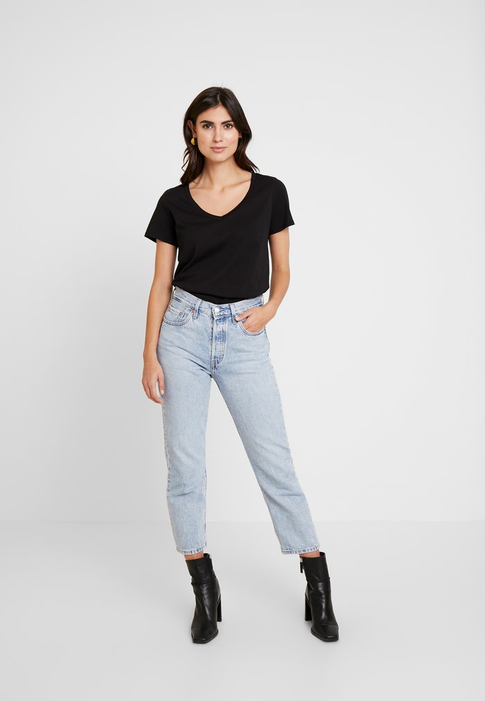 T Chemises Anna Field BASIC Noir Femme | DAW-3859855